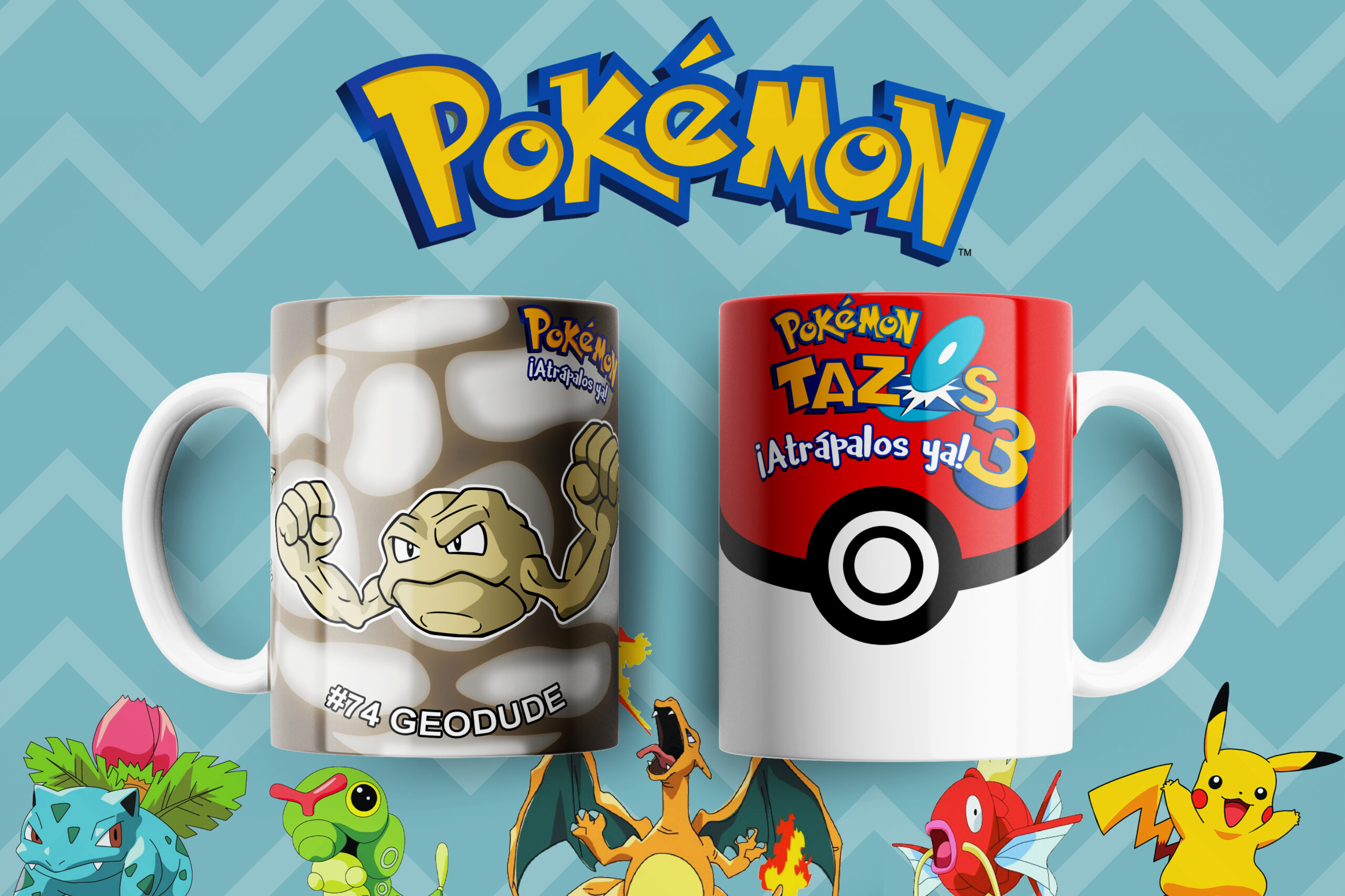 Tazas pokemon tazos - Imagen 6