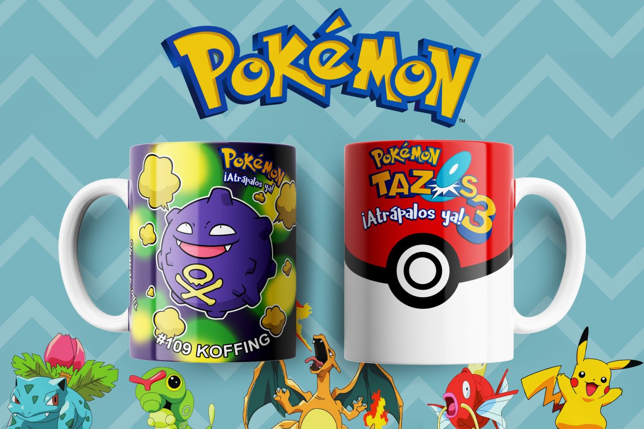 Tazas pokemon tazos - Imagen 12
