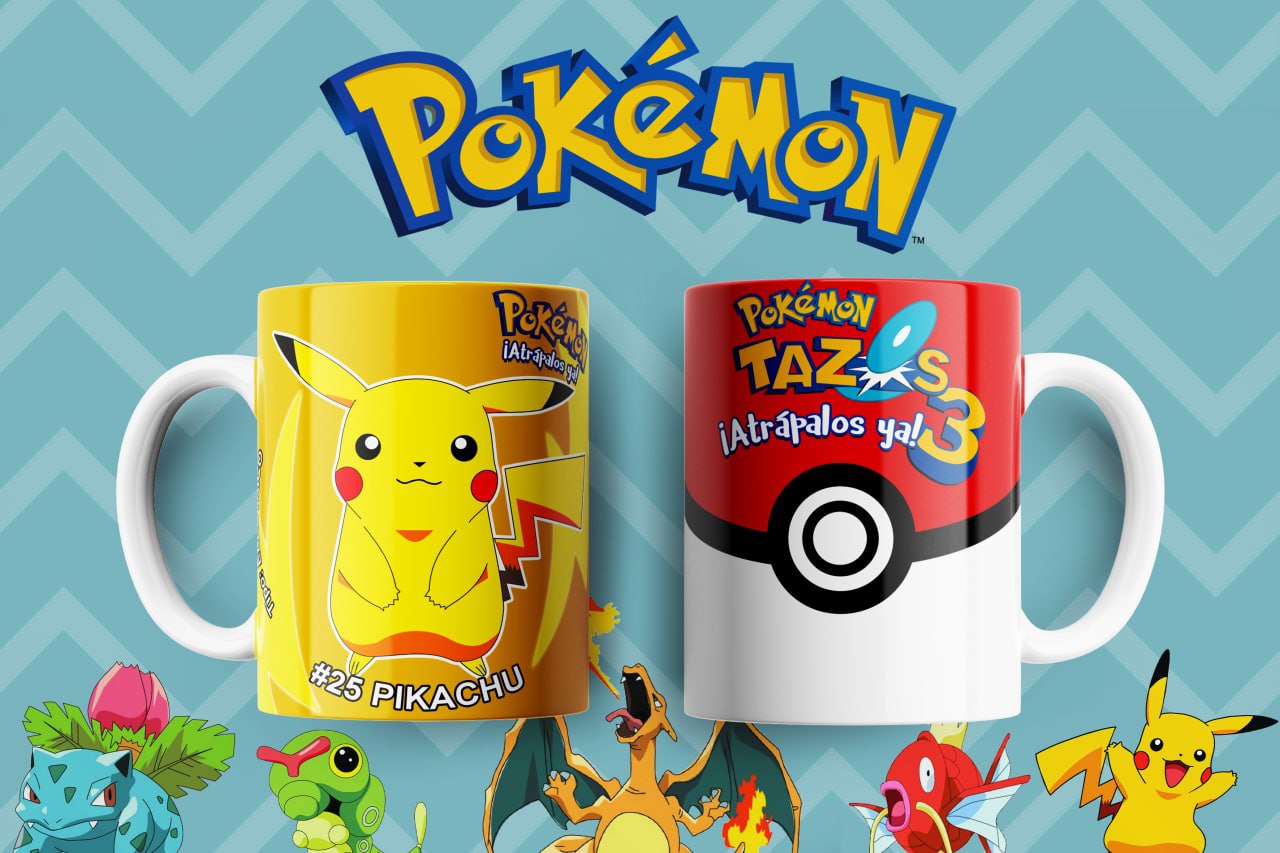 Tazas pokemon tazos - Imagen 13