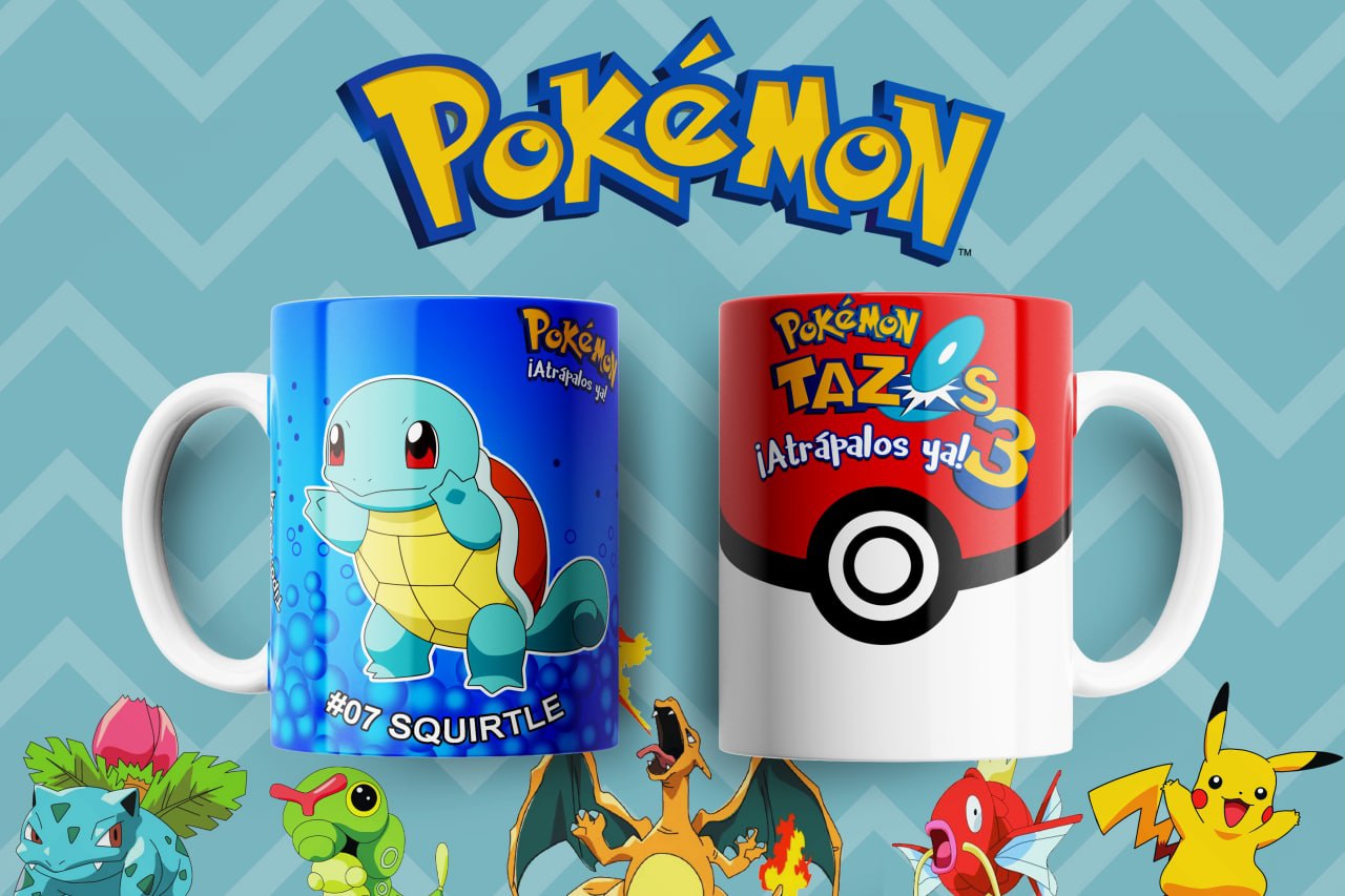 Tazas pokemon tazos - Imagen 14