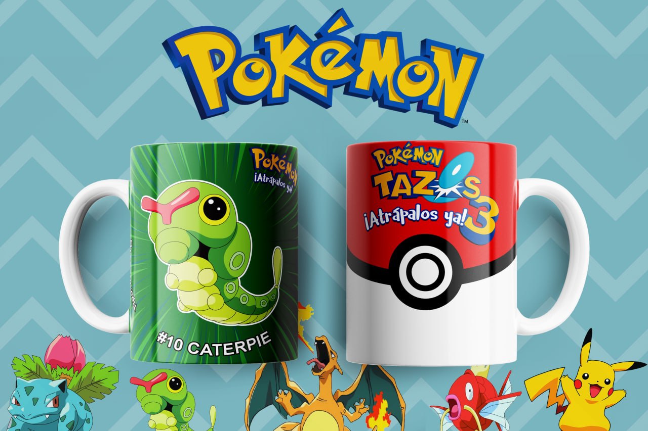 Tazas pokemon tazos - Imagen 15