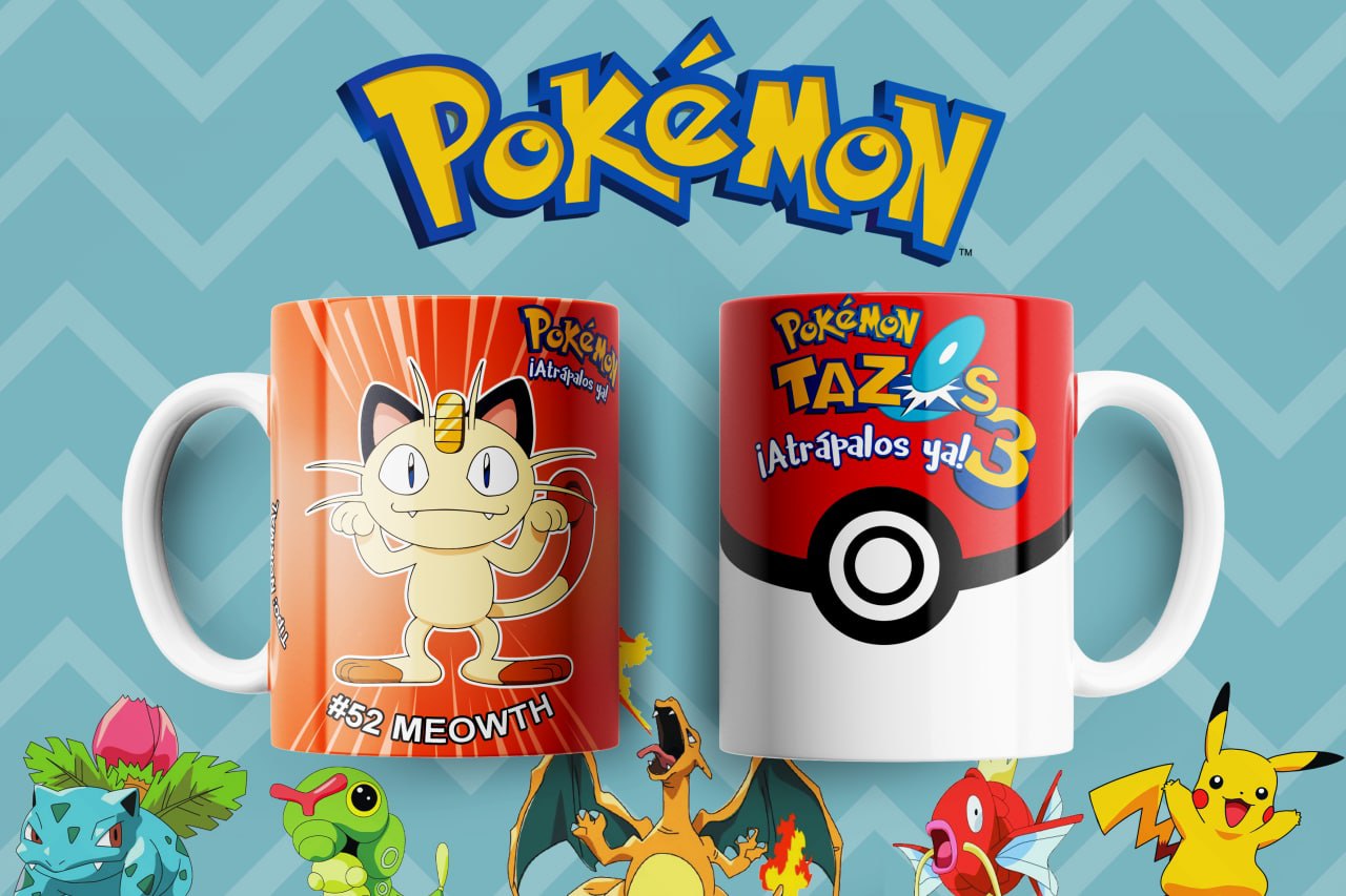 Tazas pokemon tazos - Imagen 17