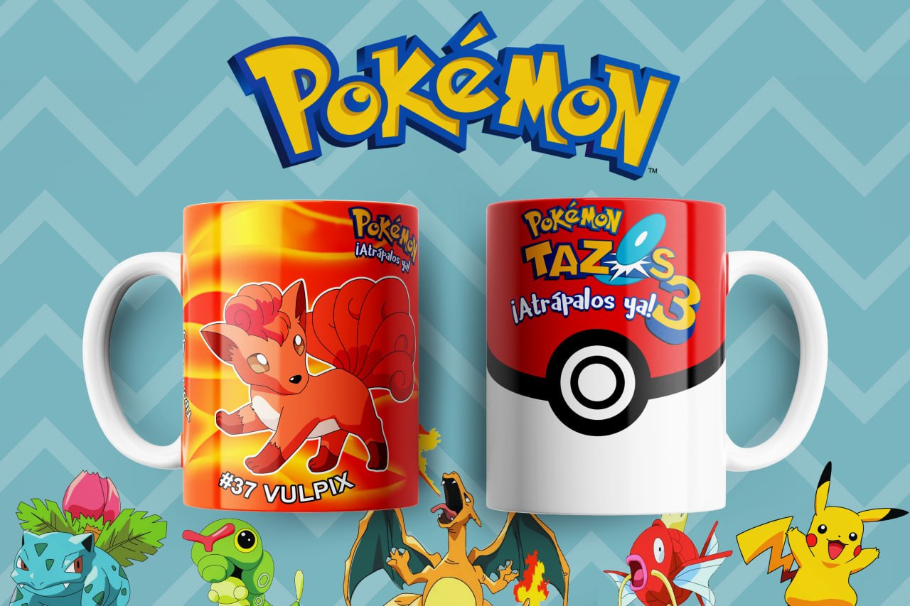 Tazas pokemon tazos - Imagen 19