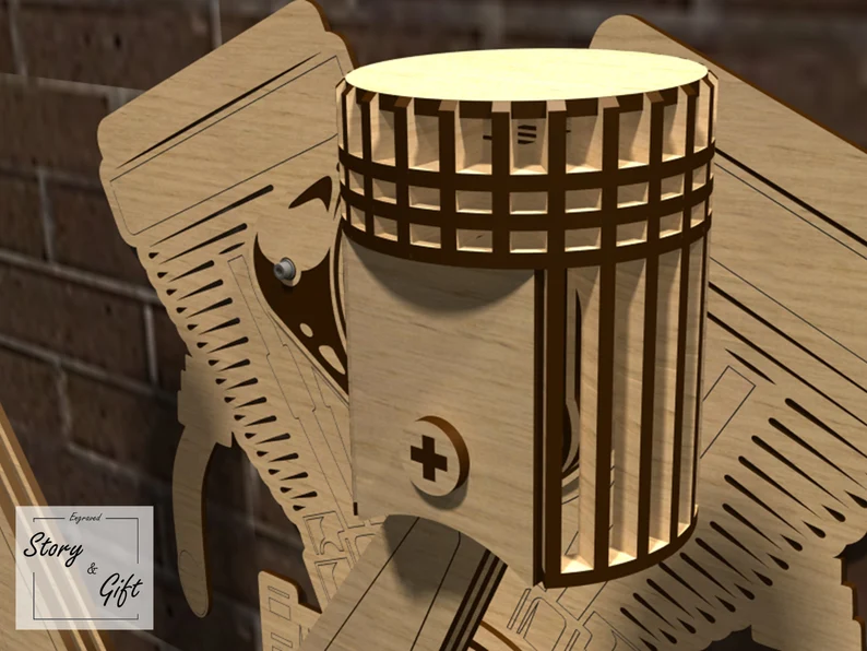 Soporte de casco de pistón - Imagen 3