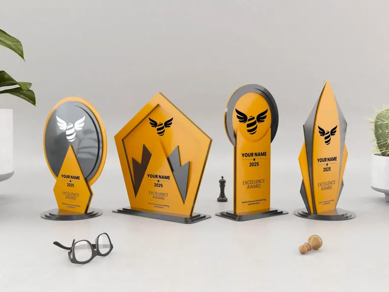 Trofeo de premio en 4 formas - Imagen 5