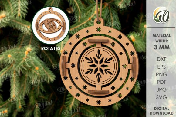 Paquete de adornos navideños 3D - Imagen 9