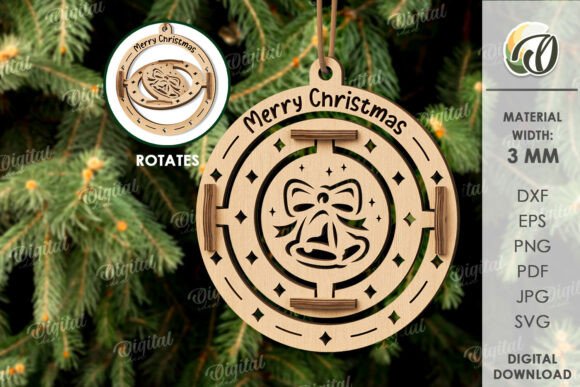 Paquete de adornos navideños 3D - Imagen 10