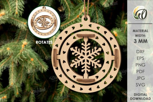Paquete de adornos navideños 3D - Imagen 5