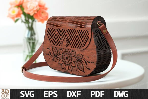 Bolsa de madera bohemia