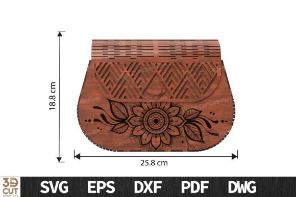 Bolsa de madera bohemia - Imagen 2