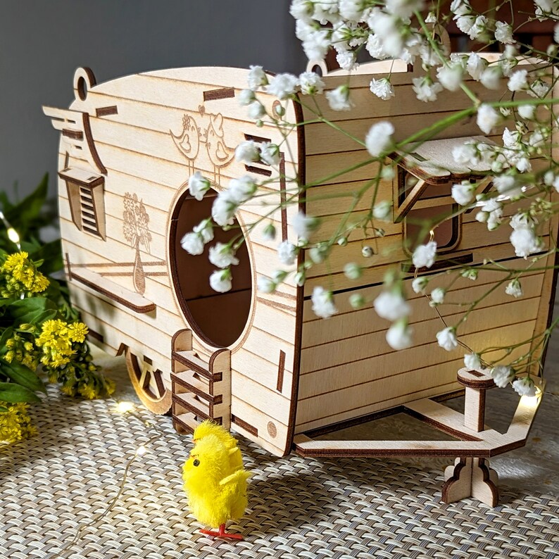 Casa de pajaro en forma de camper - Imagen 3