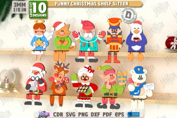 Paquete de adornos navideños