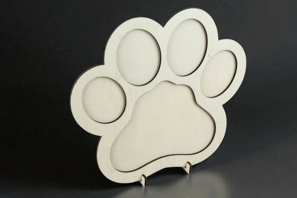Marco de fotos con forma de pata de perro - Imagen 2