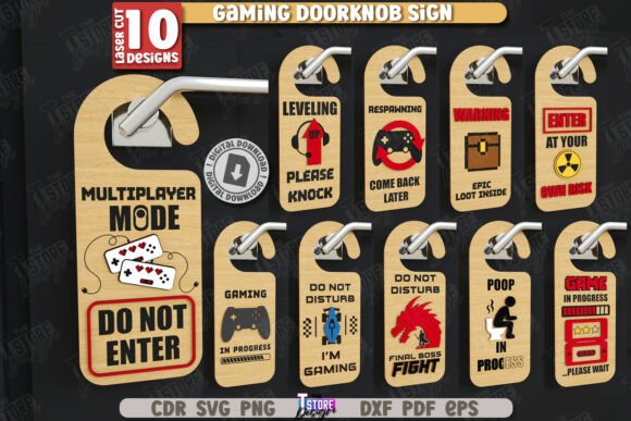 Percha para puerta Gamer