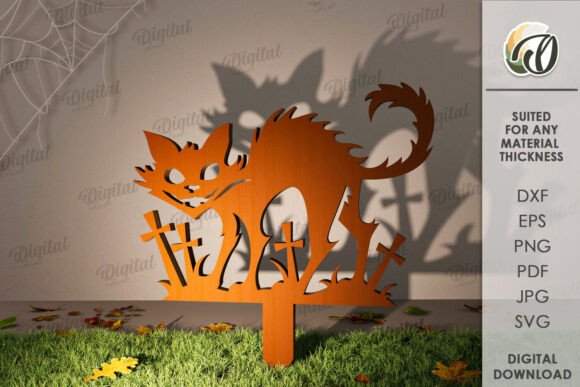 Paquete de decoraciones de sombras para exteriores de Halloween - Imagen 9