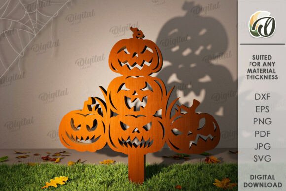 Paquete de decoraciones de sombras para exteriores de Halloween - Imagen 3