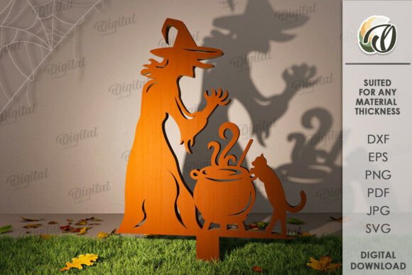 Paquete de decoraciones de sombras para exteriores de Halloween - Imagen 5