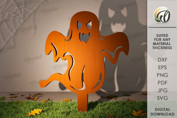 Paquete de decoraciones de sombras para exteriores de Halloween - Imagen 7