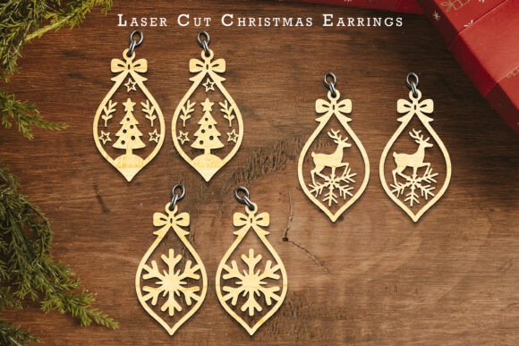 Paquete de pendientes navideños - Imagen 13