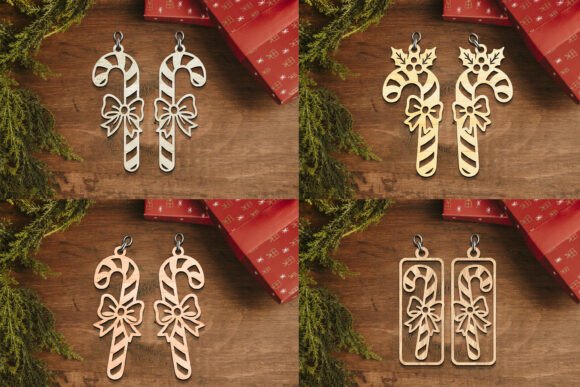 Paquete de pendientes navideños - Imagen 2