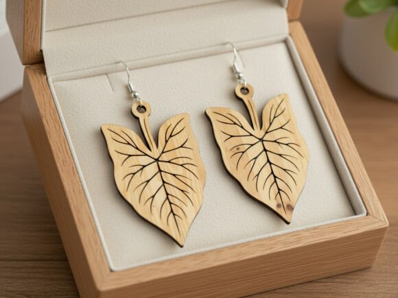 Paquete de pendientes de hoja - Imagen 8