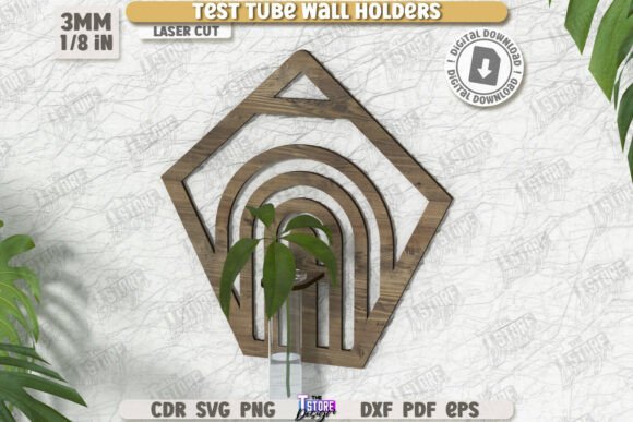 Paquete de soportes de pared para tubos de ensayo - Imagen 10