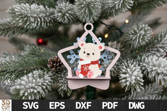 Paquete de adornos de personajes navideños - Imagen 10