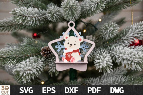 Paquete de adornos de personajes navideños - Imagen 5