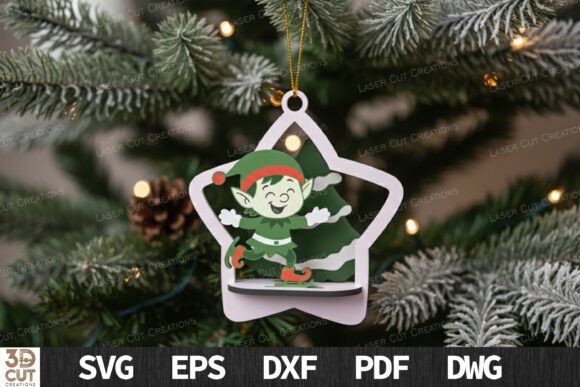 Paquete de adornos de personajes navideños - Imagen 7