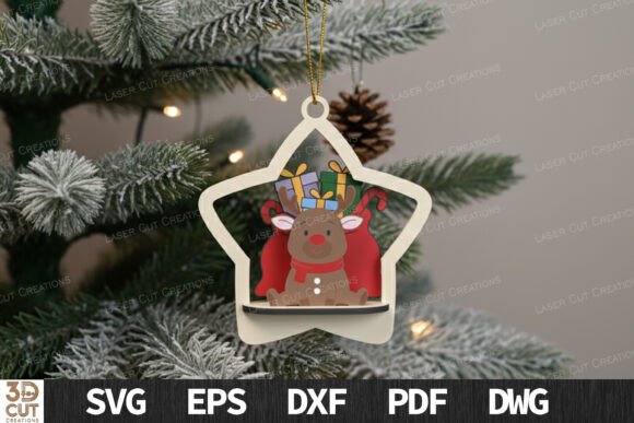 Paquete de adornos de personajes navideños - Imagen 8