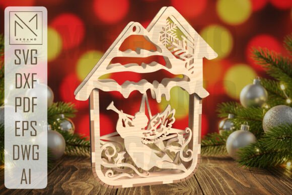 Paquete de adornos navideños para casa - Imagen 2