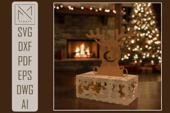 Paquete de caja de regalo navideña desplegable - Imagen 4