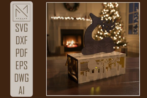 Paquete de caja de regalo navideña desplegable - Imagen 6