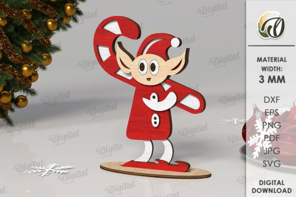Paquete de decoraciones navideñas - Imagen 11