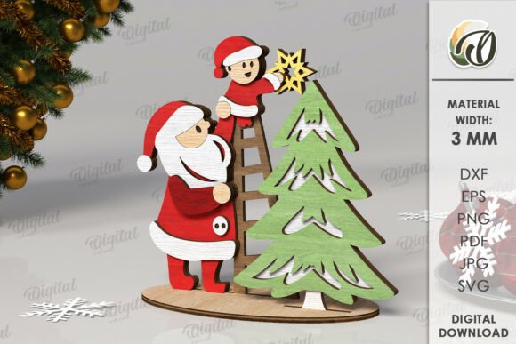 Paquete de decoraciones navideñas - Imagen 3