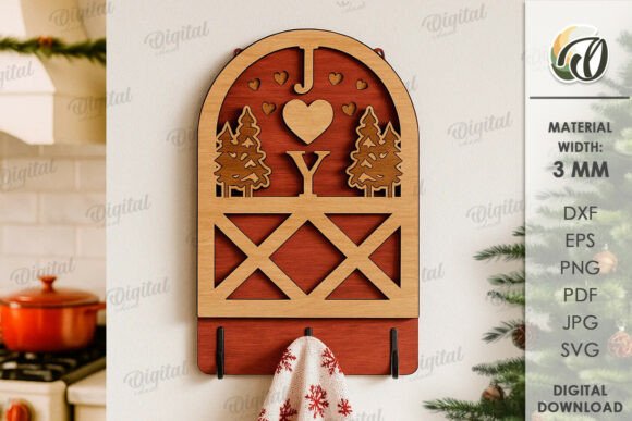 Paquete de porta toallas navideños - Imagen 6
