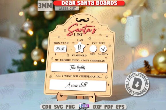 Paquete de tableros para "Querido Papá Noel" - Imagen 5