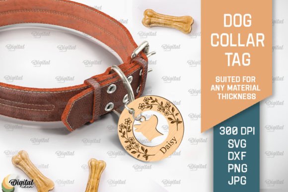 Paquete de etiquetas para collar de perro - Imagen 3