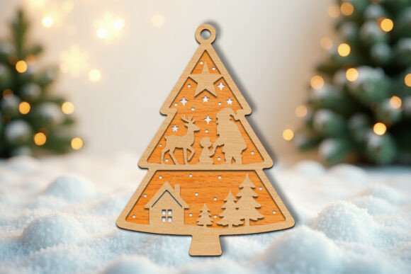 Paquete de adornos para árbol de Navidad - Imagen 10