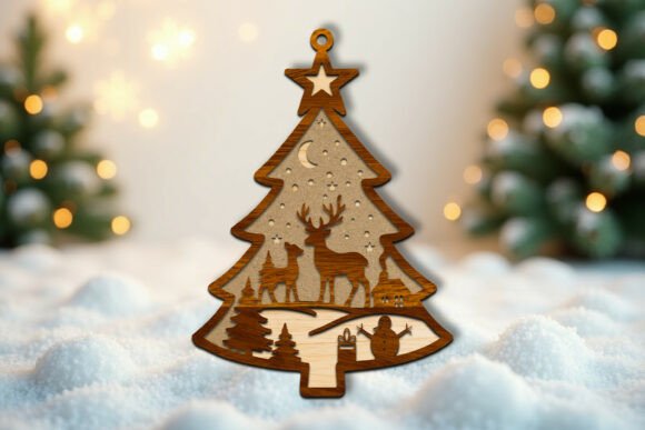 Paquete de adornos para árbol de Navidad - Imagen 12