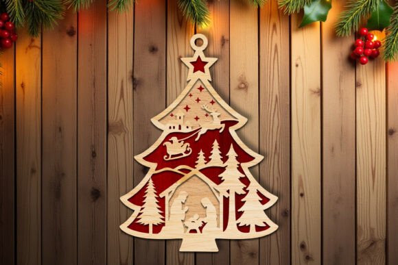Paquete de adornos para árbol de Navidad - Imagen 13