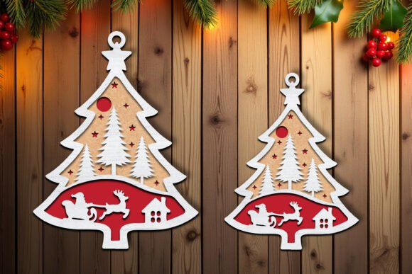 Paquete de adornos para árbol de Navidad - Imagen 19