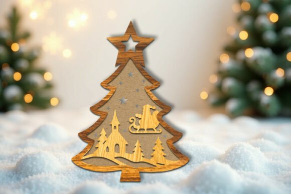 Paquete de adornos para árbol de Navidad - Imagen 8