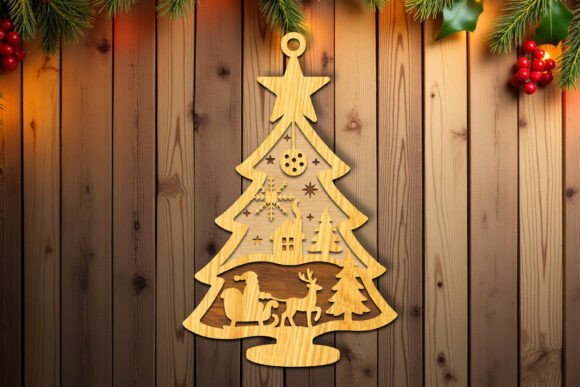 Paquete de adornos para árbol de Navidad - Imagen 9