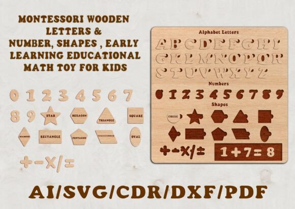 Juguete educativo de matemáticas Montessori Learning