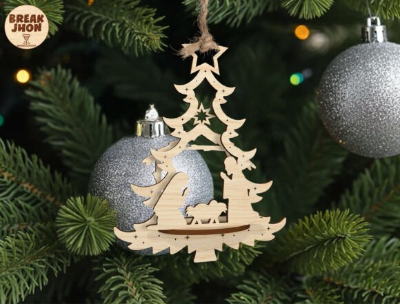 Adorno navideño de la Natividad - Imagen 2