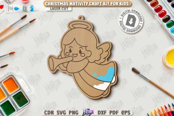Adornos de Natividad Pintables - Imagen 2