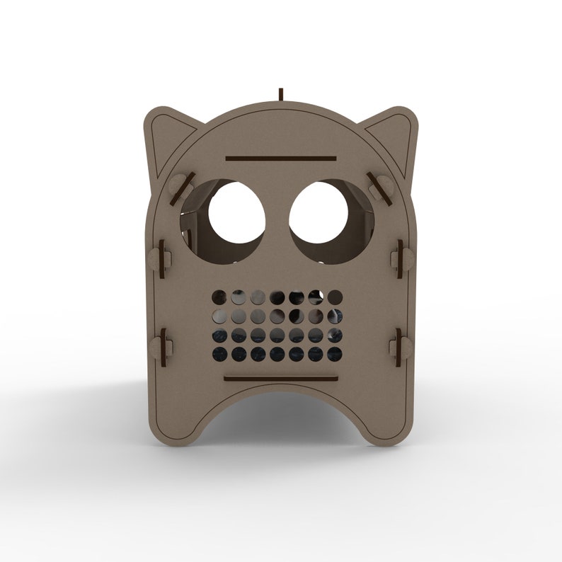 Plantilla de caseta para gatos - Imagen 4