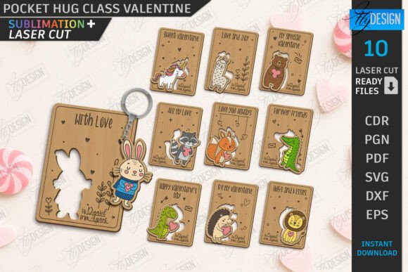 Paquete de tarjetas de felicitación para el Día de San Valentín