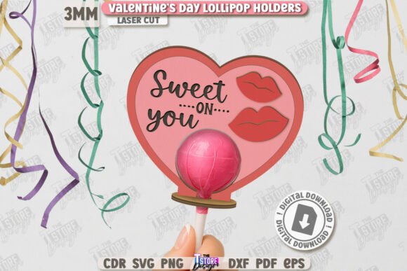 Paquete de porta piruletas para San Valentín - Imagen 11